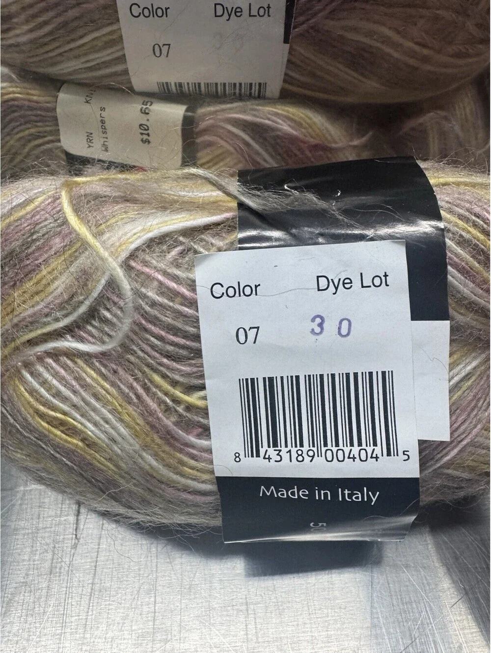 Whispers Yarn Color 07 Smoke Pink 14 Skein Lot